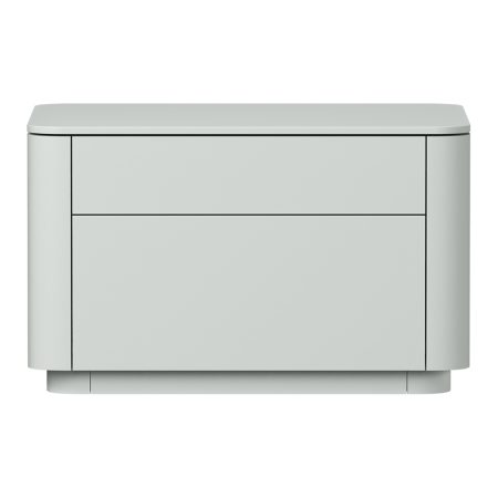 Тумба прикроватная Tammi 2 ящика ширина 60 см (светло-серый)