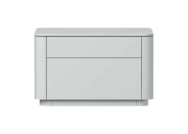 Тумба прикроватная Tammi 2 ящика ширина 60 см (светло-серый)