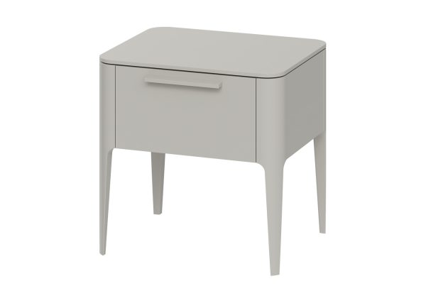 Тумба прикроватная Type 1 ящик (серо-бежевый) — изображение 2