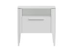 Тумба прикроватная Type 1 полка 1 ящик ширина 50 см (белый) — изображение 2