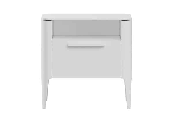 Тумба прикроватная Type 1 полка 1 ящик ширина 50 см (белый) — изображение 2