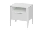 Тумба прикроватная Type 1 полка 1 ящик ширина 50 см (белый) — изображение 3