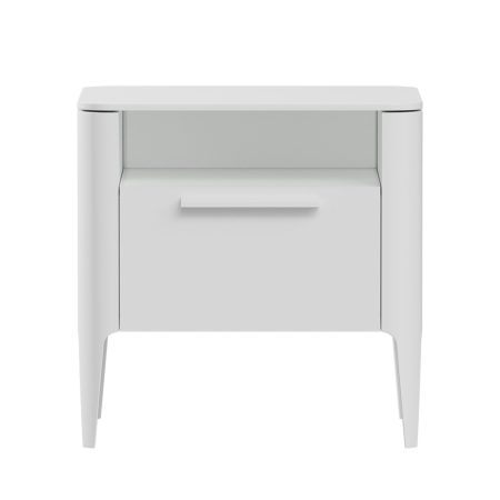 Тумба прикроватная Type 1 полка 1 ящик ширина 50 см (белый)