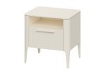 Тумба прикроватная Type 1 полка 1 ящик ширина 50 см (молочный) — изображение 2