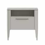 Тумба прикроватная Type 1 полка 1 ящик ширина 50 см (серо-бежевый)