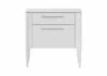 Тумба прикроватная Type 2 ящика ширина 50 см (белый)