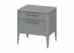 Тумба прикроватная Type 2 ящика ширина 50 см (серый) — изображение 2