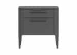 Тумба прикроватная Type 2 ящика ширина 50 см (темно-серый)