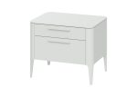 Тумба прикроватная Type 2 ящика ширина 60 см (белый) — изображение 2