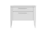 Тумба прикроватная Type 2 ящика ширина 60 см (белый)