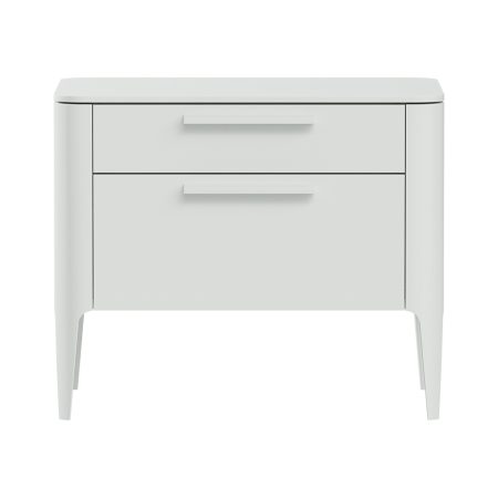 Тумба прикроватная Type 2 ящика ширина 60 см (белый)