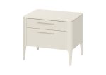 Тумба прикроватная Type 2 ящика ширина 60 см (молочный) — изображение 2