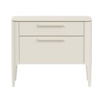 Тумба прикроватная Type 2 ящика ширина 60 см (молочный)