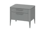 Тумба прикроватная Type 2 ящика ширина 60 см (серый) — изображение 2