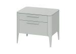 Тумба прикроватная Type 2 ящика ширина 60 см (светло-серый) — изображение 2