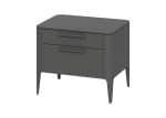 Тумба прикроватная Type 2 ящика ширина 60 см (темно-серый) — изображение 2