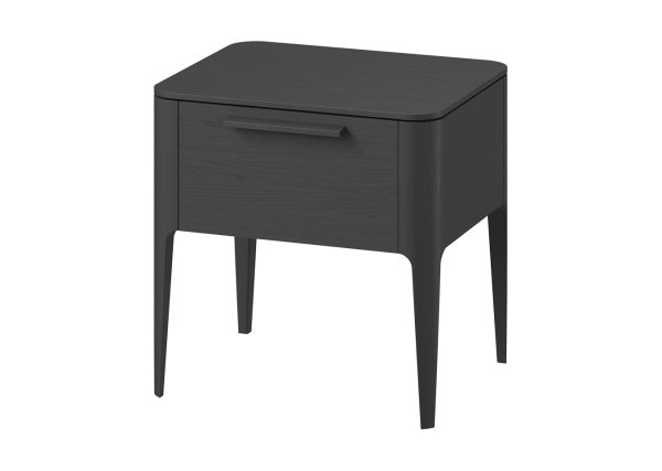 Тумба прикроватная Type oak 1 ящик (черный) — изображение 2