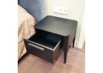 Тумба прикроватная Type oak 1 ящик (черный) — изображение 4