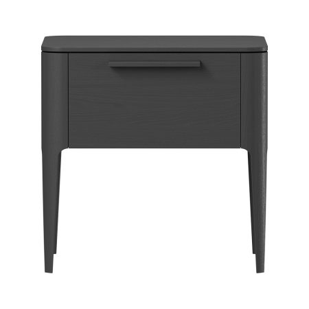 Тумба прикроватная Type oak 1 ящик (черный)