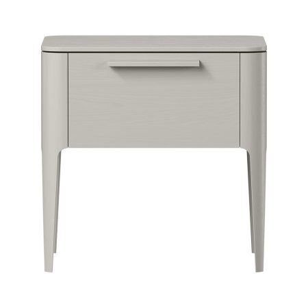 Тумба прикроватная Type oak 1 ящик (серо-бежевый)