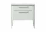 Тумба прикроватная Type oak 2 ящика ширина 50 см (белый)