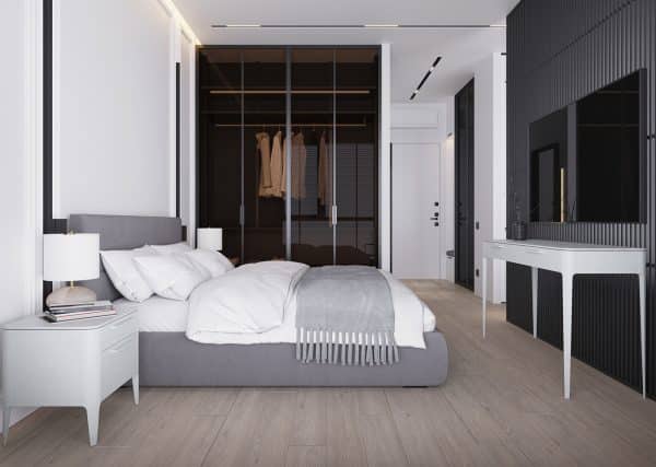 Тумба прикроватная Type oak 2 ящика ширина 50 см (белый) — изображение 4