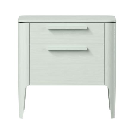 Тумба прикроватная Type oak 2 ящика ширина 50 см (белый)