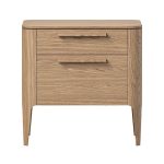 Тумба прикроватная Type oak 2 ящика ширина 50 см (натуральный дуб)