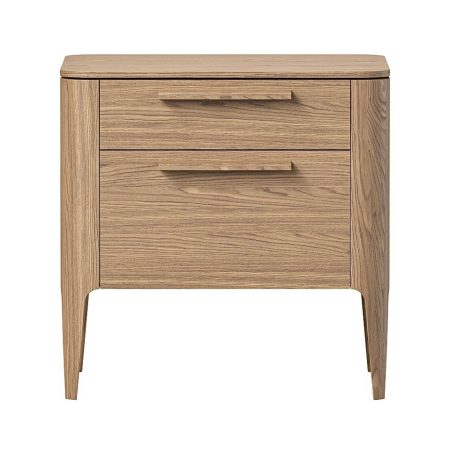 Тумба прикроватная Type oak 2 ящика ширина 50 см (натуральный дуб)