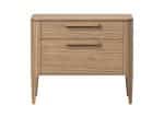 Тумба прикроватная Type oak 2 ящика ширина 60 см (натуральный дуб)