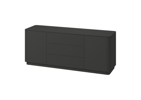 Тумба Tammi 2 двери 3 ящика (черный) — изображение 2