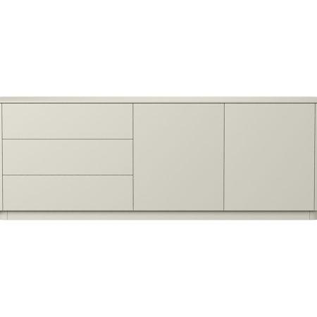 Тумба Tammi 3 ящика 2 двери L (молочный)