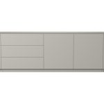 Тумба Tammi 3 ящика 2 двери L (серо-бежевый)