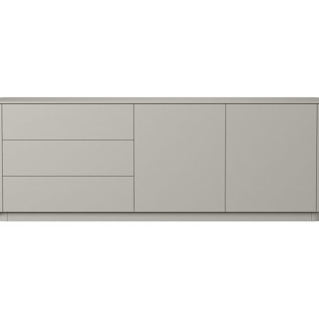 Тумба Tammi 3 ящика 2 двери L (серо-бежевый)