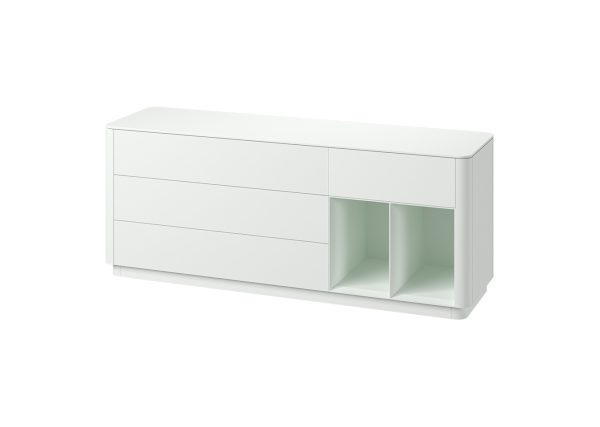 Тумба Tammi 4 ящика 2 полки ширина 180 см (белый) — изображение 2