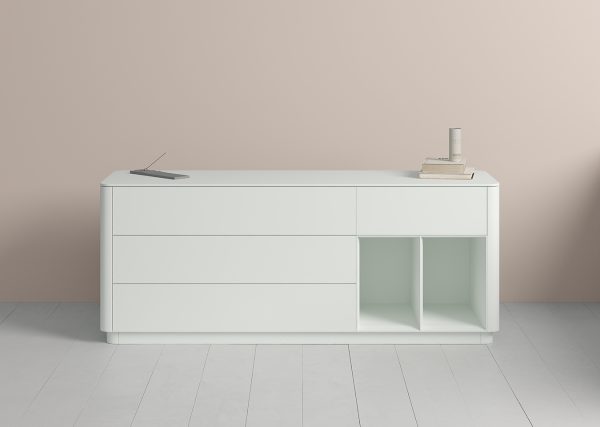 Тумба Tammi 4 ящика 2 полки ширина 180 см (белый) — изображение 3