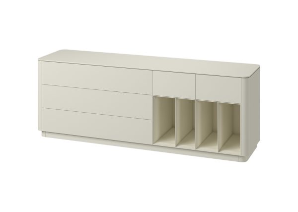 Тумба Tammi 5 ящиков 4 полки ширина 200 см (молочный) — изображение 2