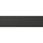 Тумба Tammi под ТВ 2 ящика откидная дверь (черный)