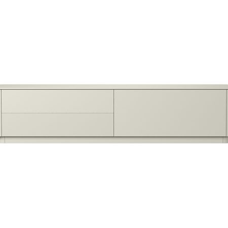 Тумба Tammi под ТВ 2 ящика откидная дверь (молочный)