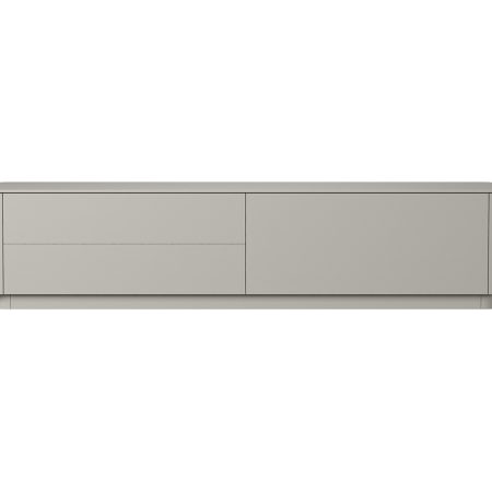 Тумба Tammi под ТВ 2 ящика откидная дверь (серо-бежевый)