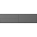 Тумба Tammi под ТВ 2 ящика откидная дверь (серый)