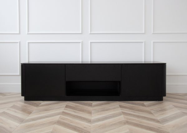 Тумба Tammi под ТВ ширина 180 см (черный) — изображение 4