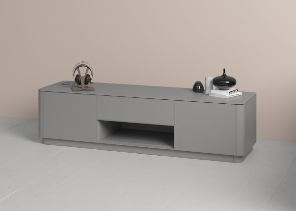 Тумба Tammi под ТВ ширина 180 см (серый) — изображение 4