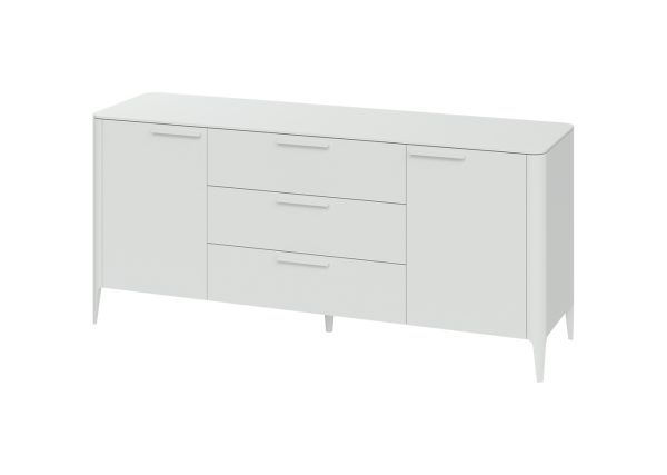 Тумба Type 2 двери 3 ящика (белый) — изображение 2