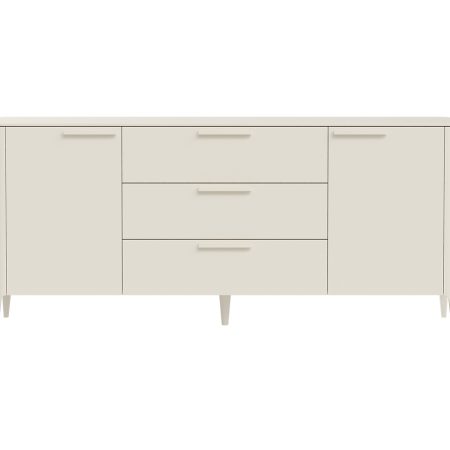 Тумба Type 2 двери 3 ящика (молочный)
