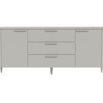 Тумба Type 2 двери 3 ящика (серо-бежевый)