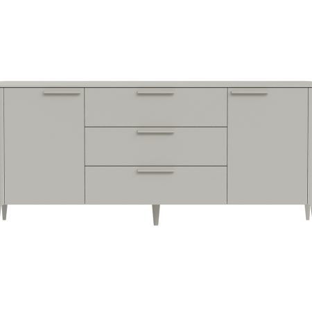 Тумба Type 2 двери 3 ящика (серо-бежевый)