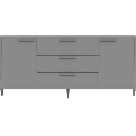 Тумба Type 2 двери 3 ящика (серый)