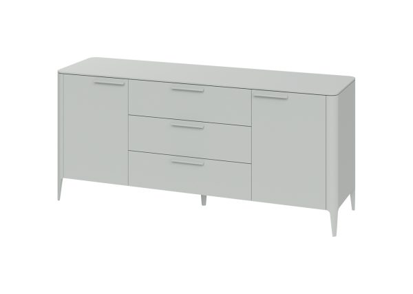 Тумба Type 2 двери 3 ящика (светло-серый) — изображение 2