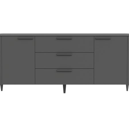 Тумба Type 2 двери 3 ящика (темно-серый)